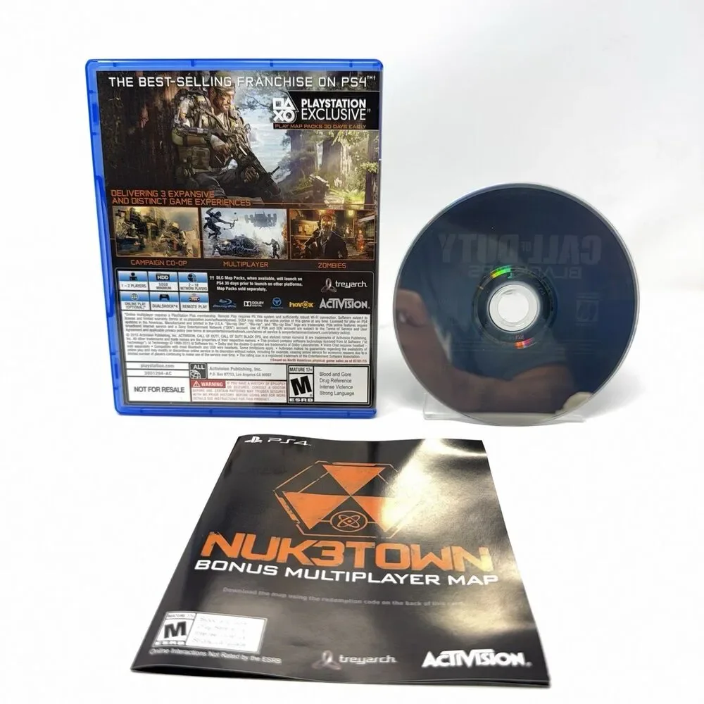 Call of Duty Black Ops III Sony PlayStation 4 PS4 2015 CIB Refurbished Tested